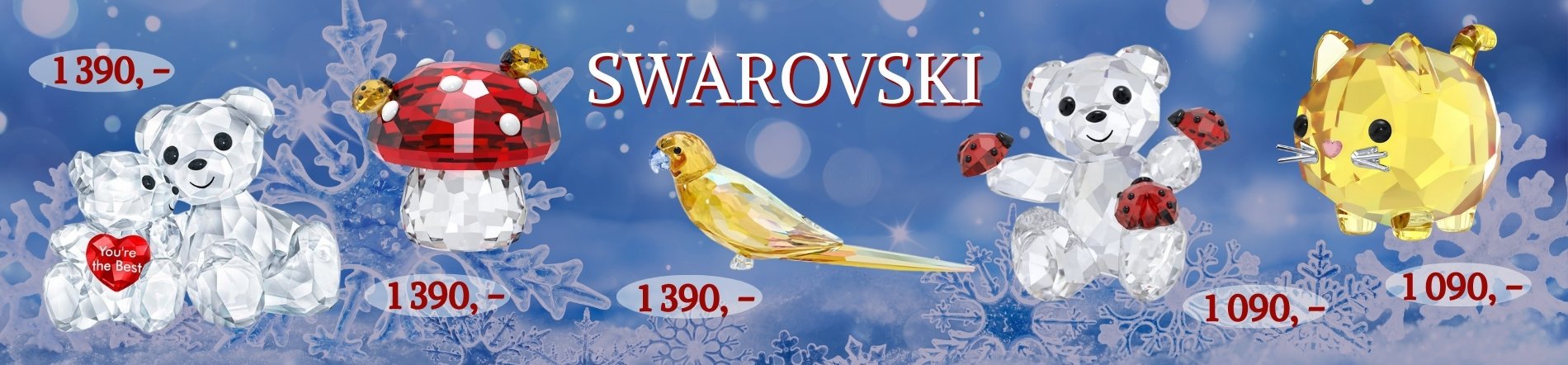Swarovski figurer til jul